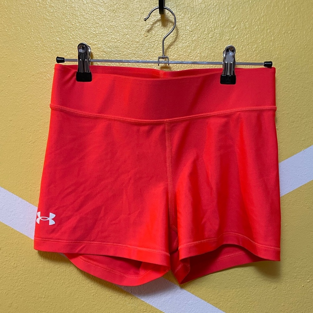 Under Armour Women's Vibrant Red Athletic Shorts